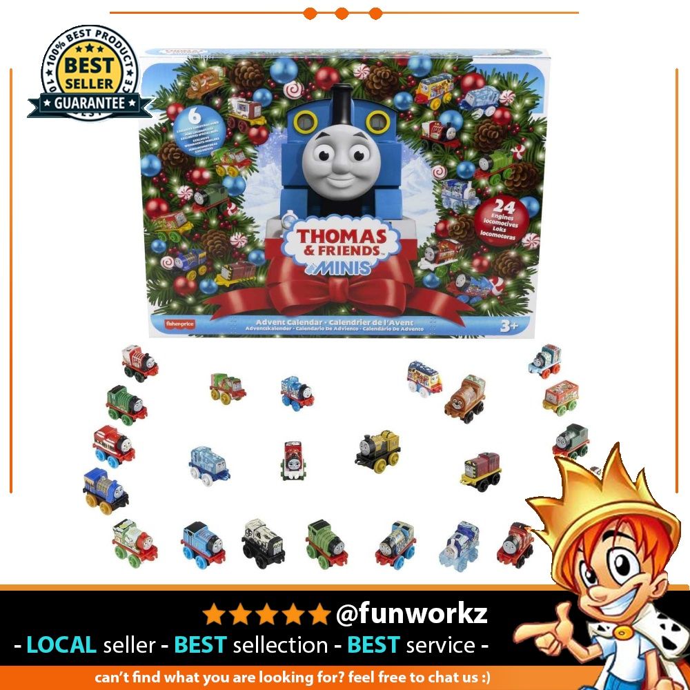 😊 welcome😊 Fisher-Price Thomas & Friends MINIS Advent Calendar 24  miniature push-along toy trains, Hobbies & Toys, Toys & Games on Carousell