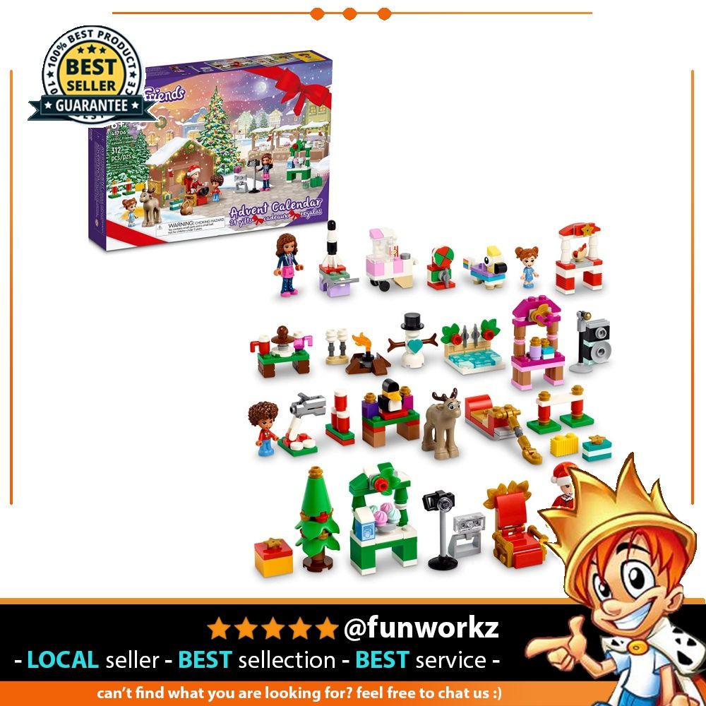 welcome LEGO Friends 2022 Advent Calendar 41706 Building Toy Set 24 Gifts and Holiday Toys Including Santa s Sleigh for Kids Boys and Girls Ages 6 312 Pieces Hobbies Toys Toys Games on Carousell
