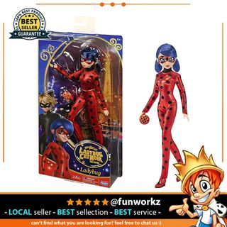 P.M.I. Miraculous Ladybug Collectible Figures, 12 Ladybug