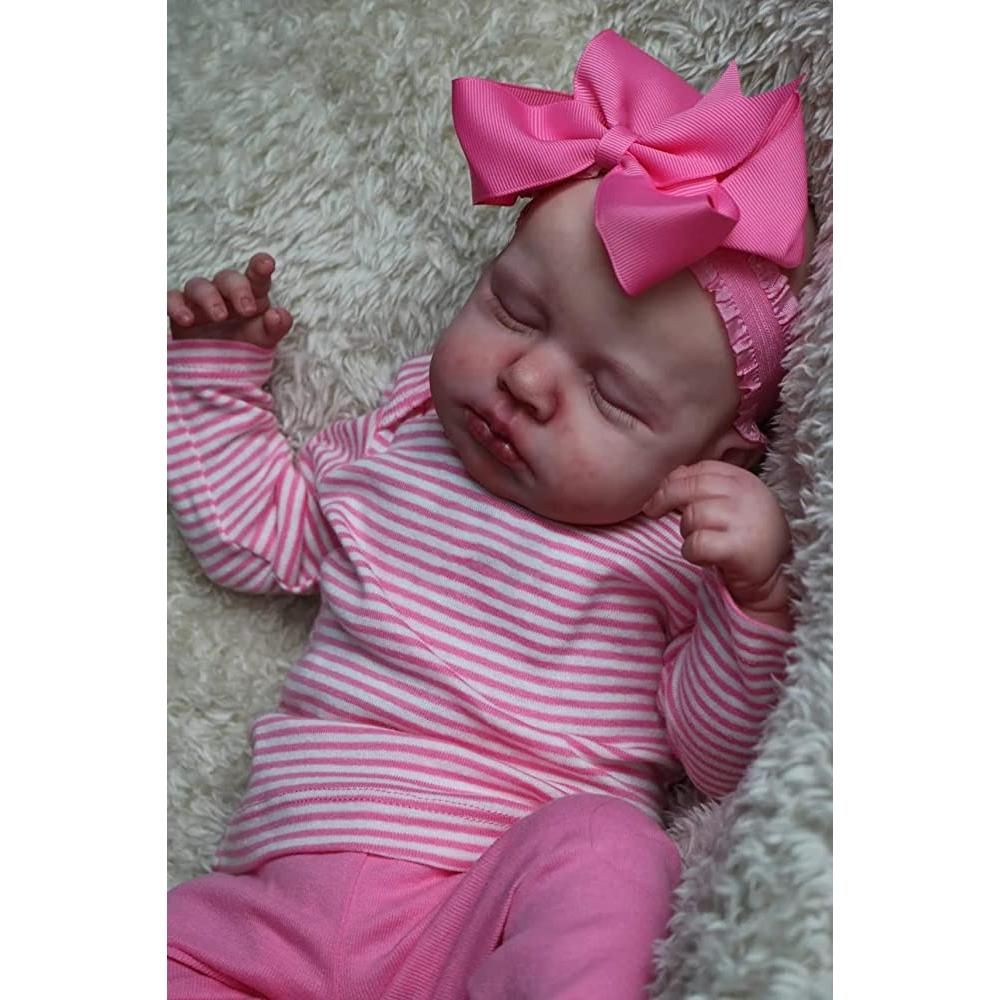 welcome Pinky Reborn Baby Dolls Girl 20 Inch Soft Weighted