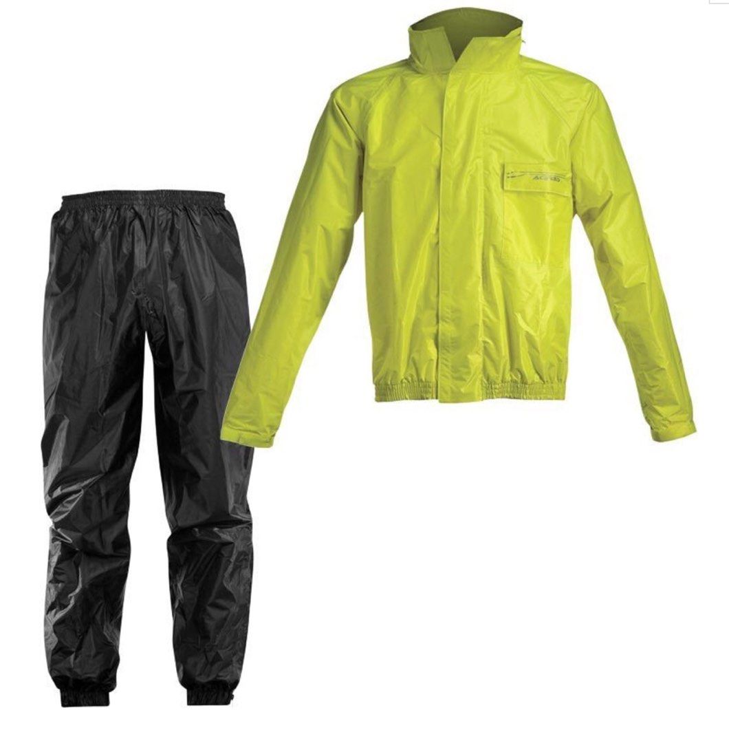 Acerbis Raincoat Rain Suit Set 2 pc Coat Pants Rain Gear