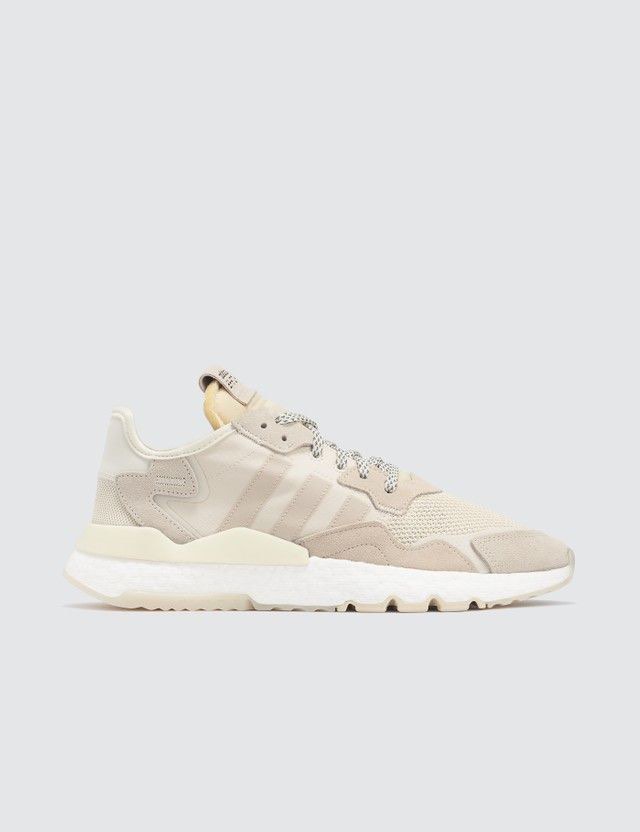 Adidas Nite Jogger Beige UK8 Women s Fashion Footwear