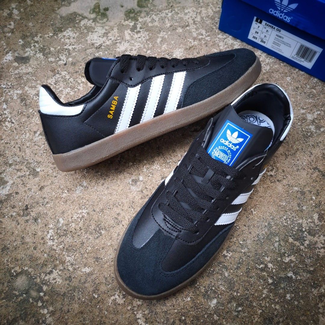 Adidas samba Black White on Carousell
