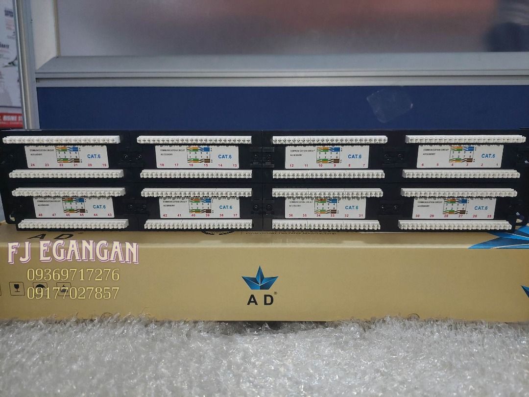 AD-link Patch panel cat6 48 ports | Adlink patchpanel 48 ports ...