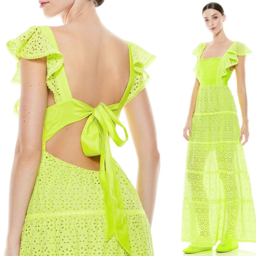 Alice and olivia neon dress best sale