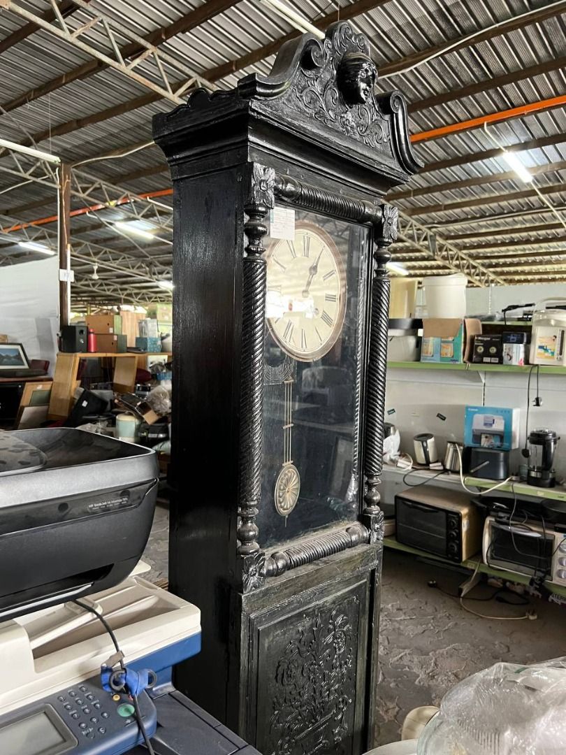 Antique Grandfather's Clock (Not Working/Rosak), Furniture & Home