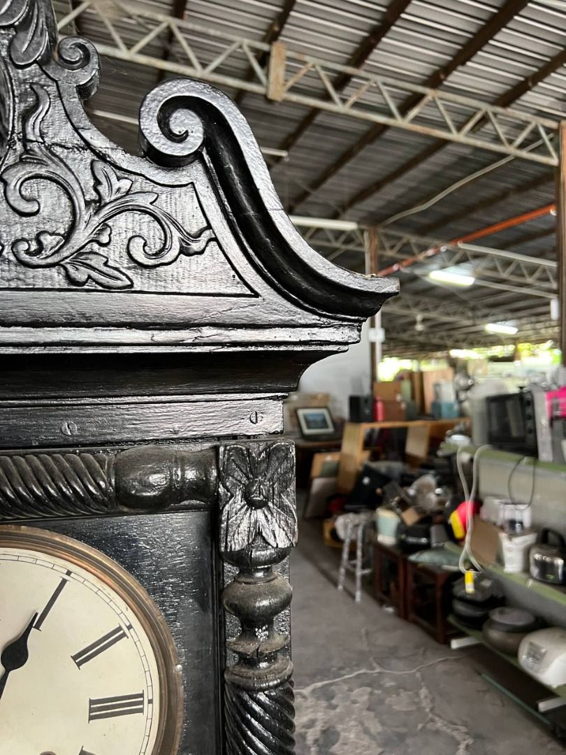 Antique Grandfather's Clock (Not Working/Rosak), Furniture & Home