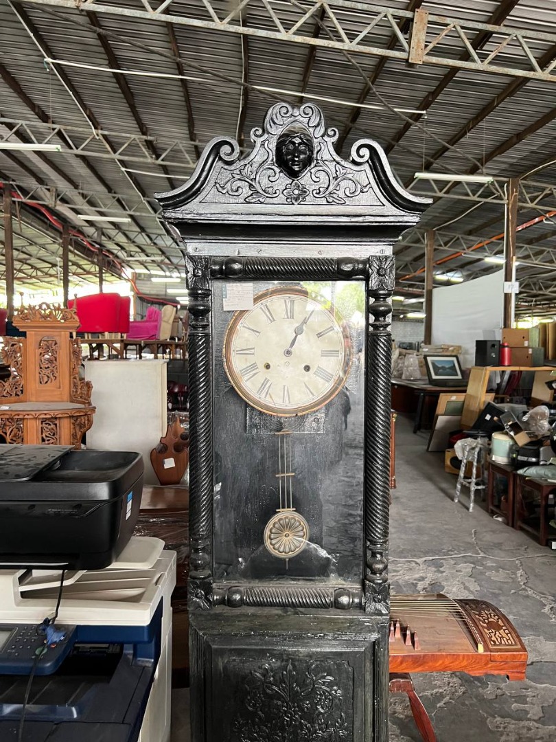 Antique Grandfather's Clock (Not Working/Rosak), Furniture & Home