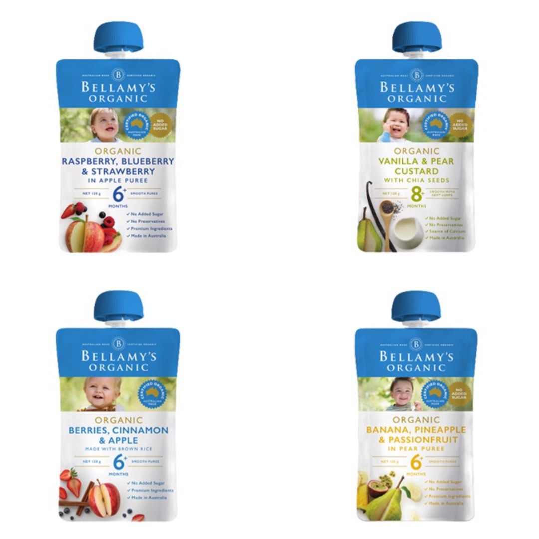 Bellamy food pouch hot sale