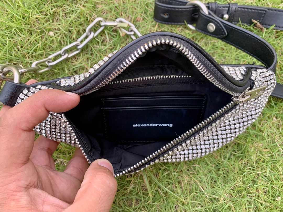Alexander wang sales rhinestone fanny pack