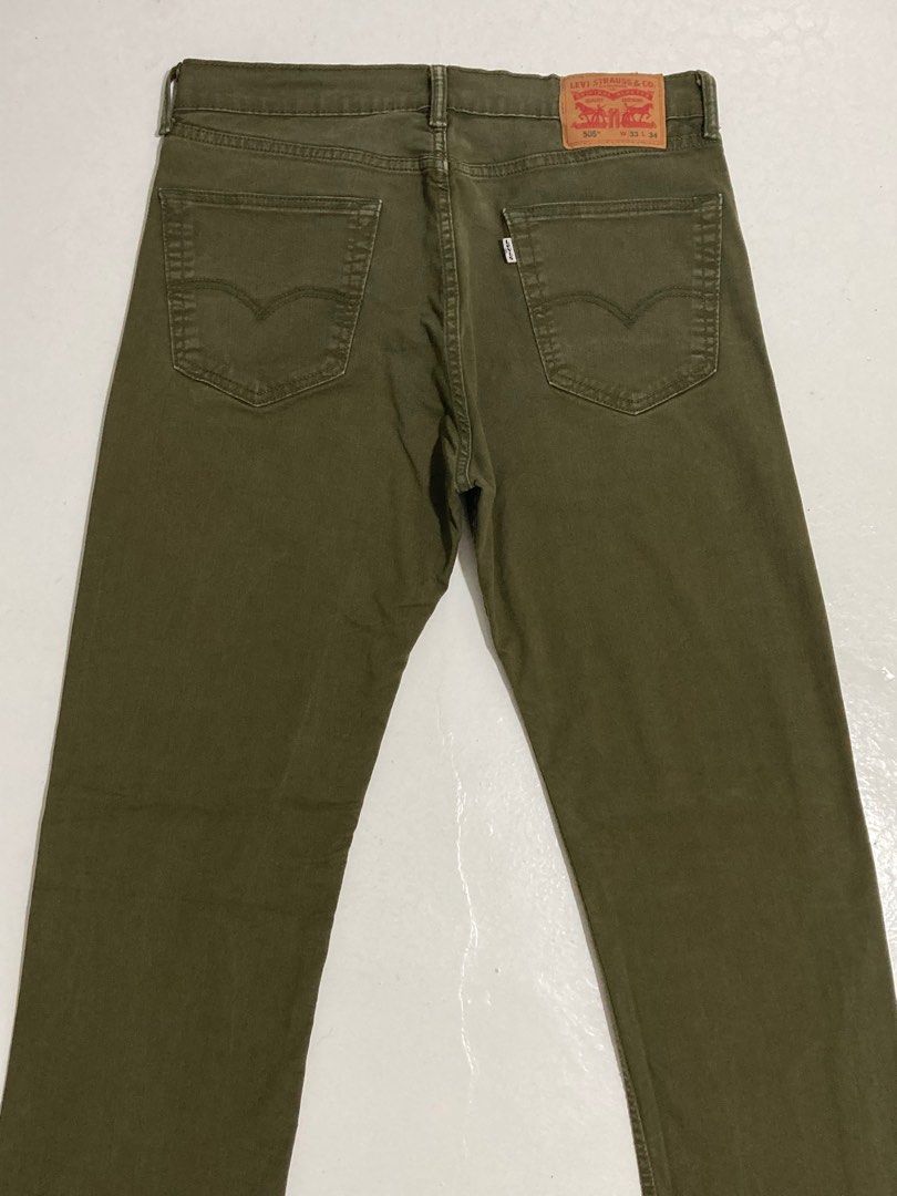 Levis deals 505 green