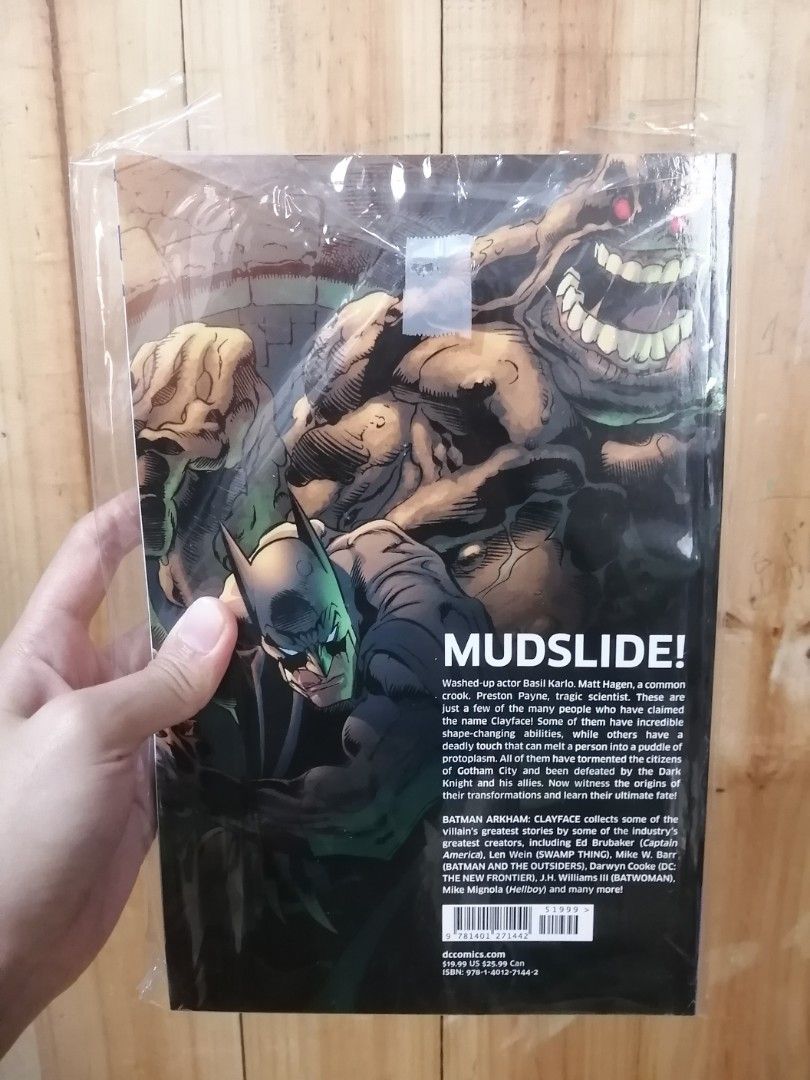 BATMAN ARKHAM CLAYFACE PAPERBACK, Hobbies & Toys, Books & Magazines, Comics  & Manga on Carousell