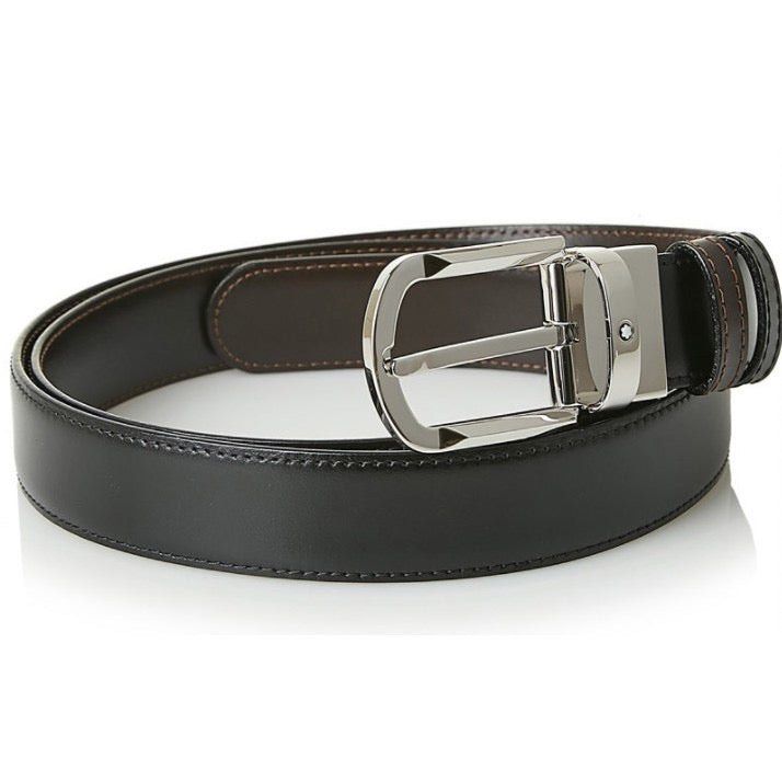 [BELT #111080] Montblanc Double Sided Belt, Men's Fashion, Watches ...