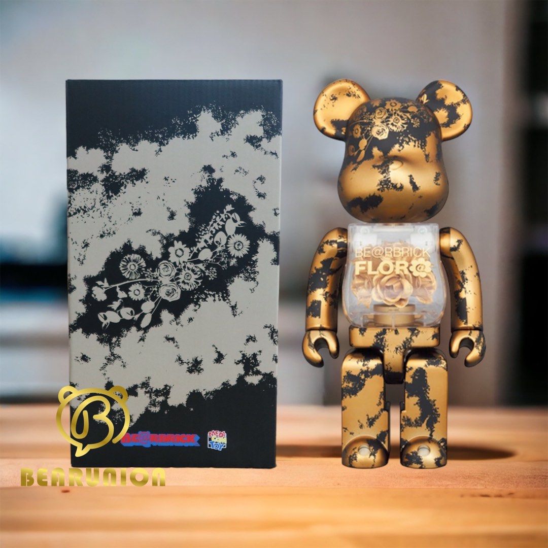 その他 BE@RBRICK - BE@RBRICK FLOR@ 400% GOLD BE@RBRICK FLOR@ GOLD 400%（Medicom Toy Be@Rbrick - Flor