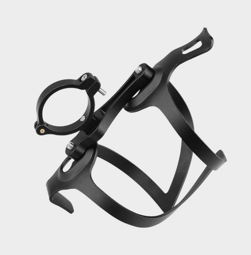 Bicycle Bottle Holder / Cage in Black and Gold, Sports Equipment