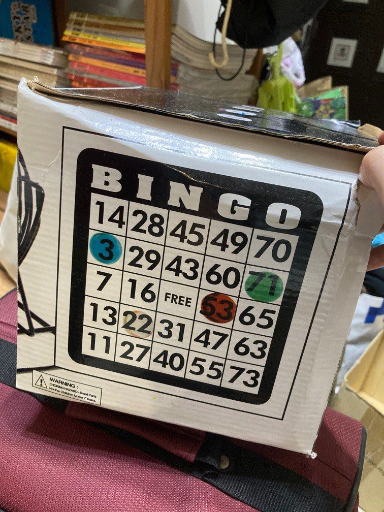 Bingo Set, Hobbies & Toys, Toys & Games on Carousell