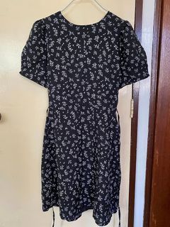 black floral dress