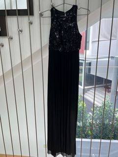 size 14 black formal dress