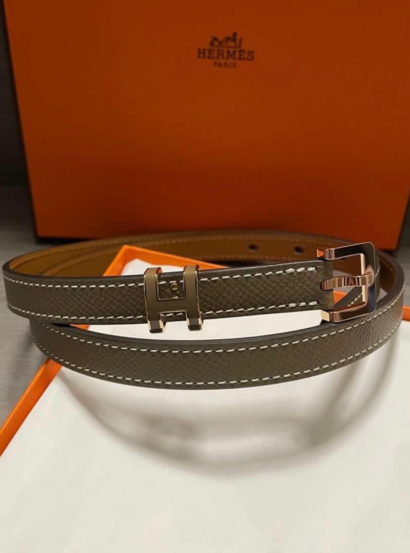 Hermes Pop Hash U:2022 Belt 80 Epsom Etoupe