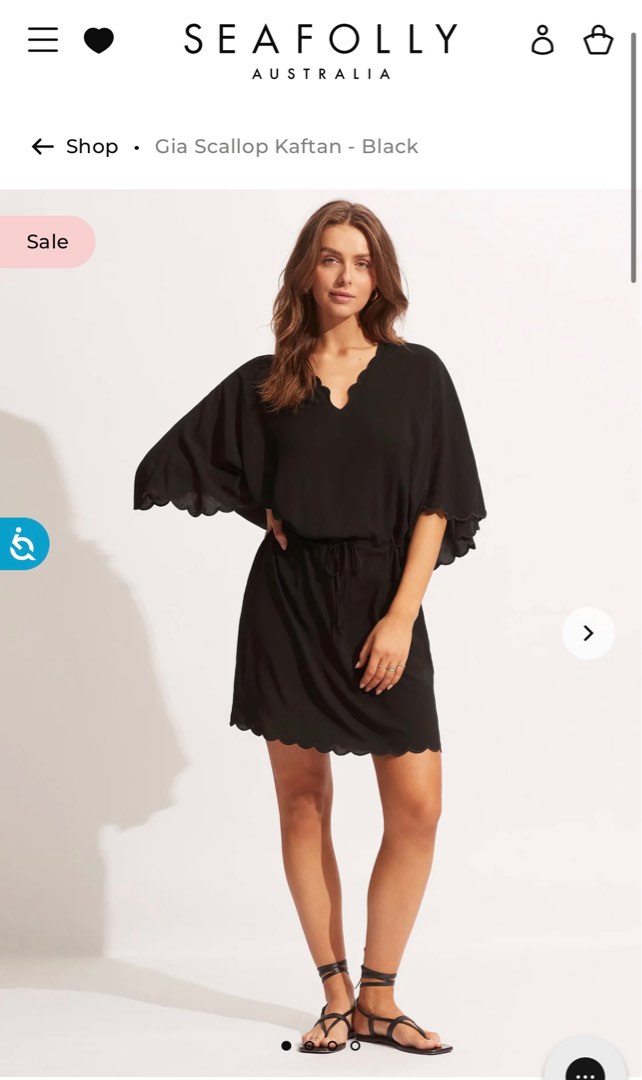 BNWT Seafolly black kaftan Women s Fashion Muslimah Fashion