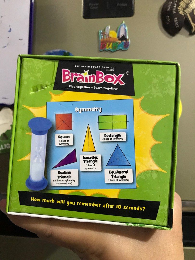 BrainBox Maths and Football Editions! (Category: Board Games & Puzzles) located in Manila. Submitted by tajgards (Listing ID 1222769590, Image 2). Description: BrainBox is a fun and educational game for your child/children and their friends! Think they’re smart enough for this game! Maths Edition- box not sealed and has dents, but content is unused. Has complete cards, die, timer. - PHP 550. Football Edition-know all about the most popular sport 