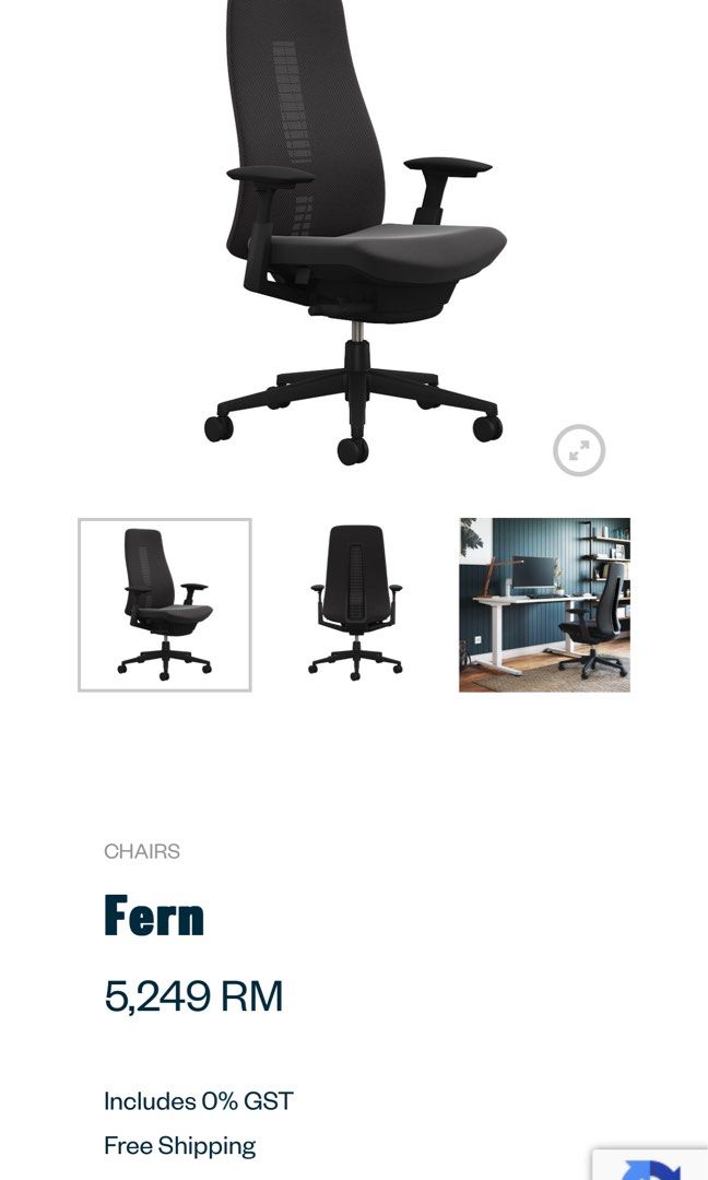 55% off INSANE OFFER 55% off 2 days REDUCE FOR CLEARANCE BRAND NEW IN BOX Haworth fern task chair MADE IN USA (Category: Chairs) located in Petaling Jaya. Submitted by displayelement1 (Listing ID 1222305363, Image 2). Description: PAYMENT METHOD. WE ACCEPT CREDIT CARD, DEBIT CARD, INSTANT ONLINE TRANSFER OR DUIT NOW , E WALLET WE DONT ACCEPT IBG TRANSFER Office chair Office furniture Ceo chair Steelcase Okamura Herman miller Humanscale Highback o