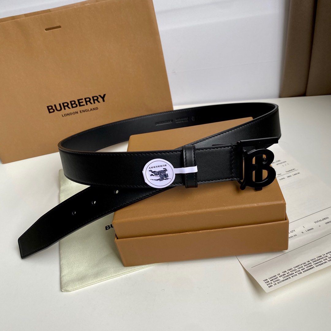 BURBERRY BELT 3.5cm (Pm for sizes), Luxury, Accessories on Carousell