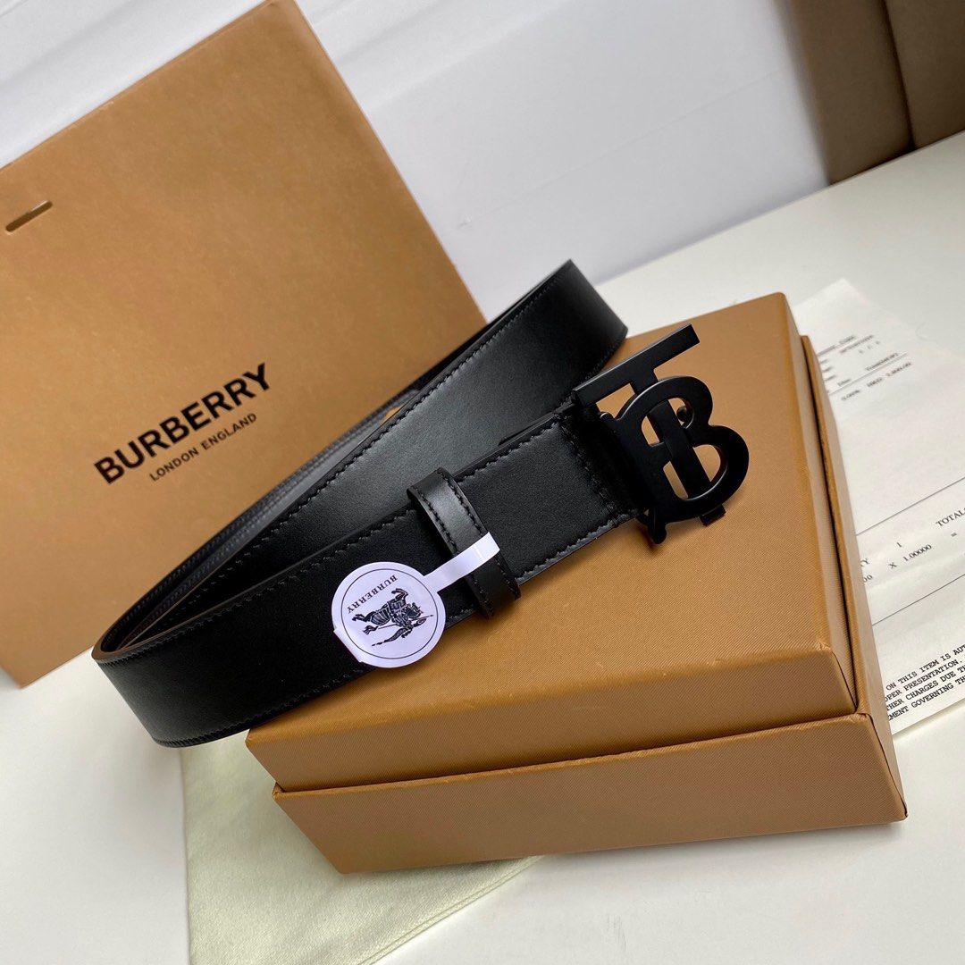 BURBERRY BELT 3.5cm (Pm for sizes), Luxury, Accessories on Carousell