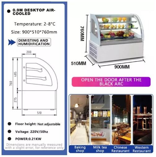 CAKE CHILLER DISPLAY SHOWCASE TABLE TOP or FLOOR TYPE on Carousell