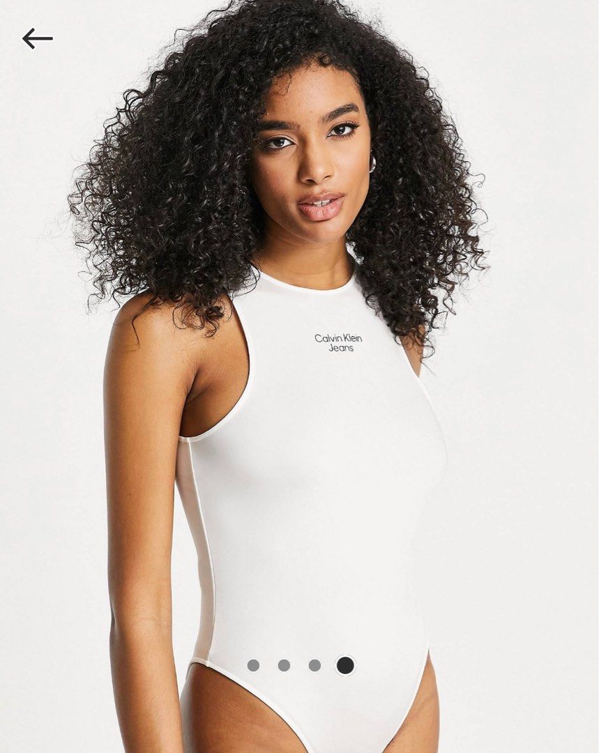 Calvin klein logo bodysuit online