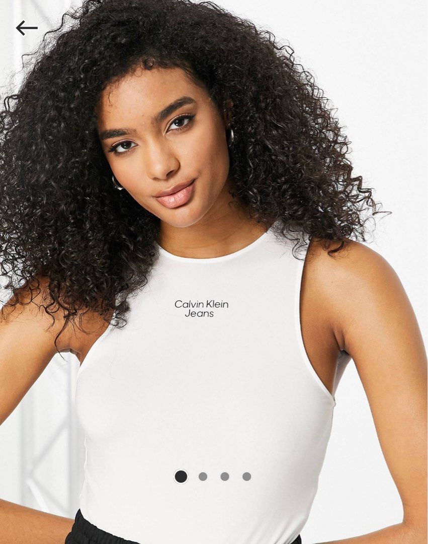 Calvin Klein Jeans Bodysuit Women s Fashion Tops Sleeveless on Carousell