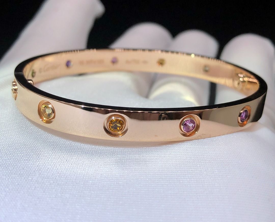 Cartier rainbow shop love bracelet