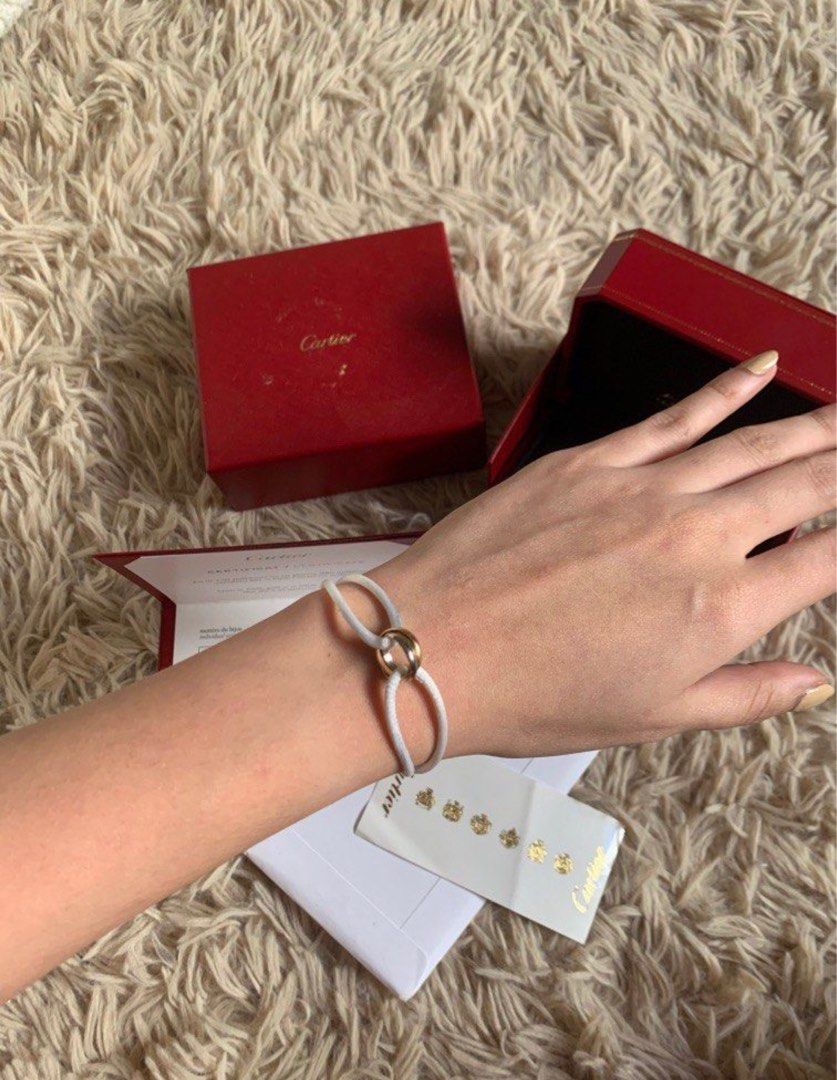 Cartier Trinity Cord Bracelet On Carousell