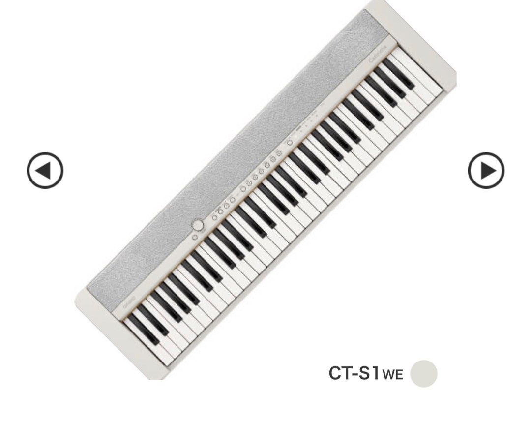 当社オリジナル カシオ CT-S1WE X型スタンド込み - 鍵盤楽器