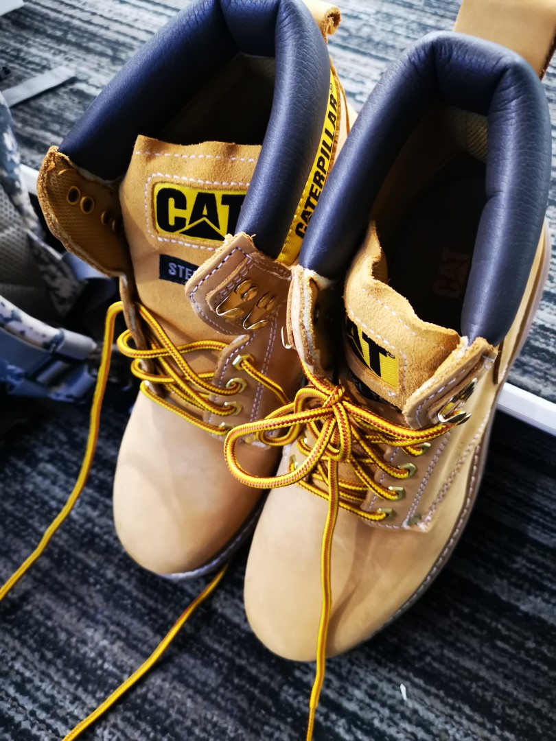 Catapillar safety shoe, Men's Fashion, Footwear, Boots on Carousell