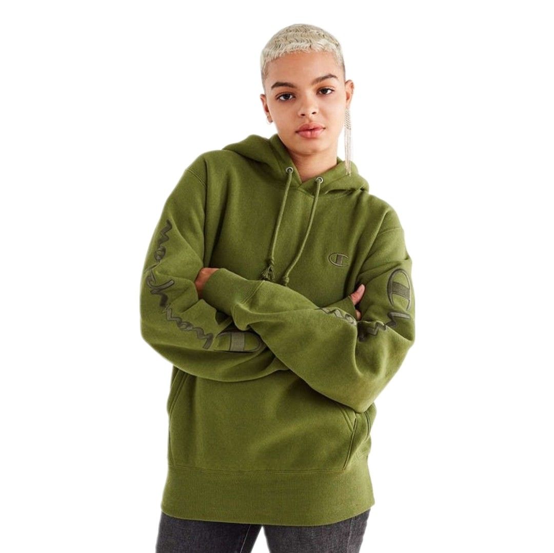 Champion & uo deals novelty graphic hoodie sweatshirt