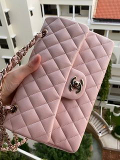 Chanle 21C rose Clair classic small