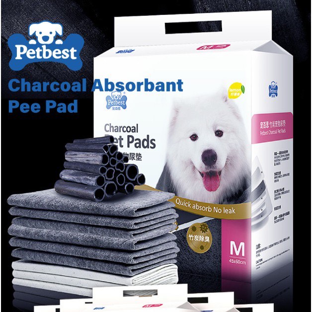 Charcoal Pee Pad with Lemon Scent, Pet Supplies, Homes & Other Pet