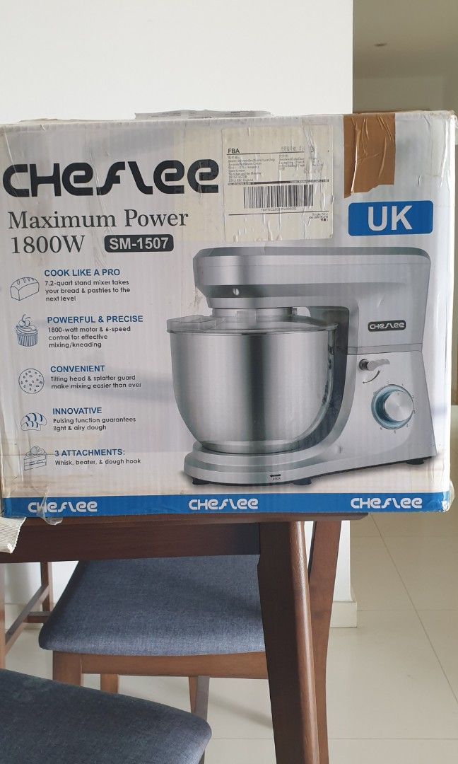 Cheflee Premium 7.2L Stand Mixer, TV & Home Appliances, Kitchen
