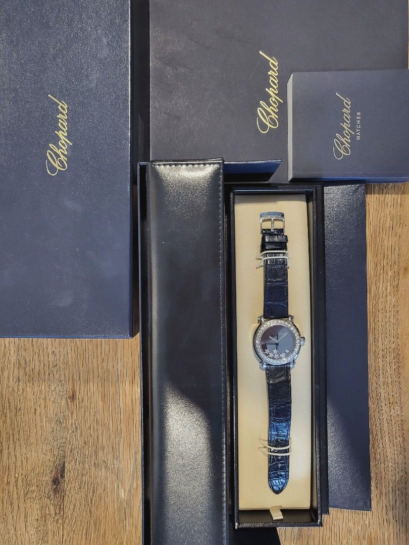 Plateau En Cuir CHOPARD Pour Montres - État Très Correct - Collection Luxe Occasion