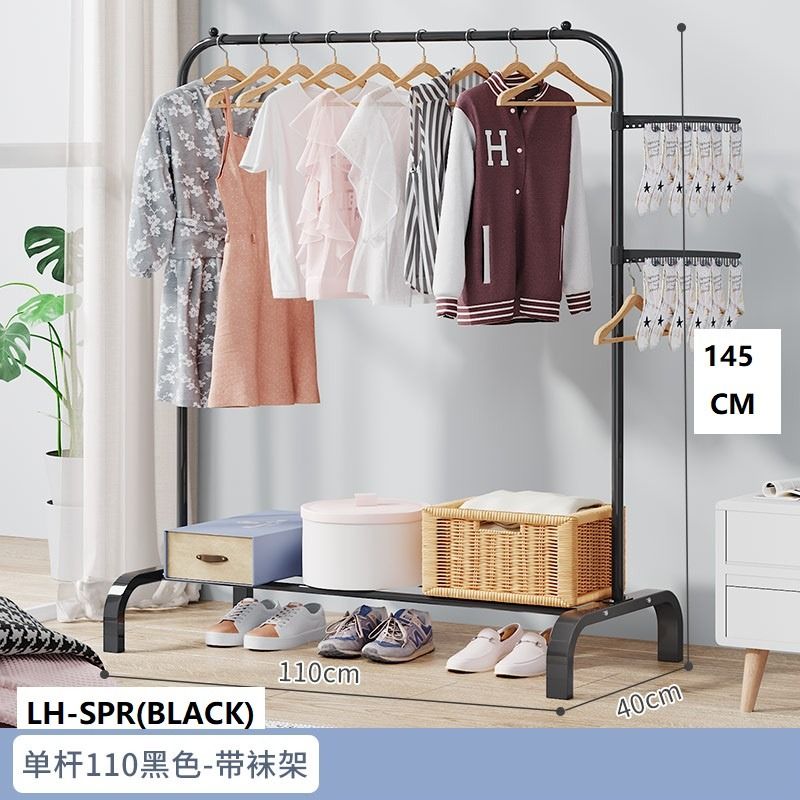 Clothes Rack Bedroom Simple Hanger Coat Rack Shoe Rack With Hat Rack