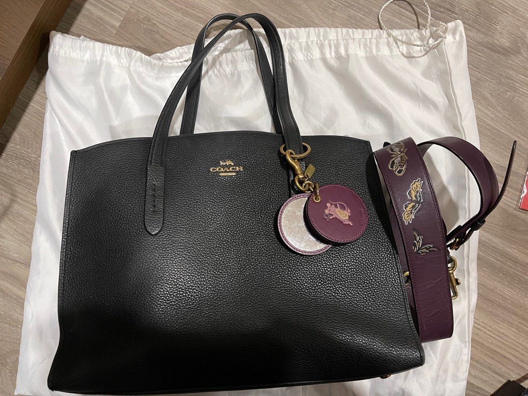 Coach charlie discount carryall 28 oxblood
