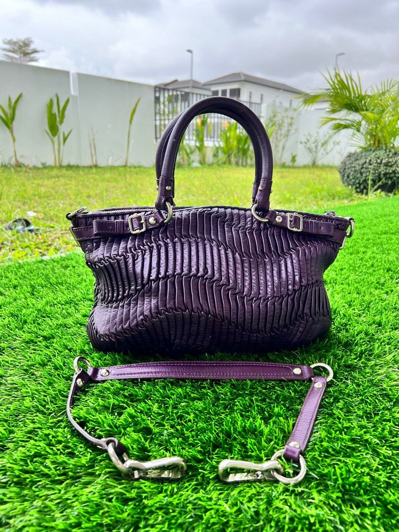 Coach madison gathered leather sophia satchel online