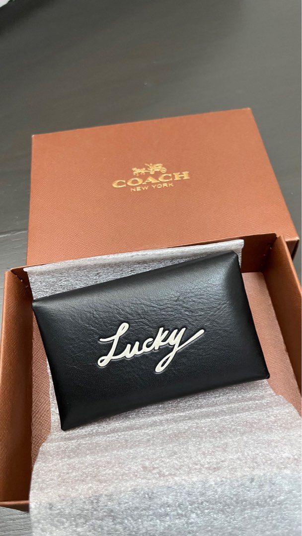 Coach small discount leather goods