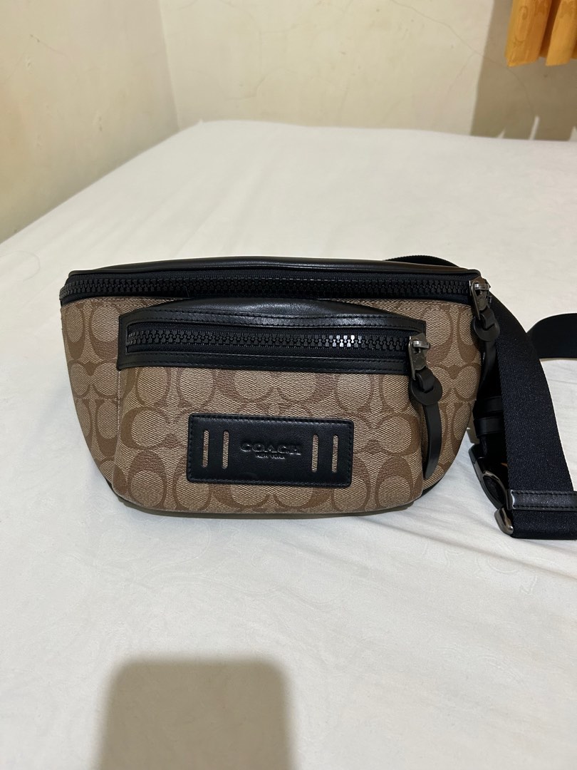 Coach waist bag signature canvass on Carousell