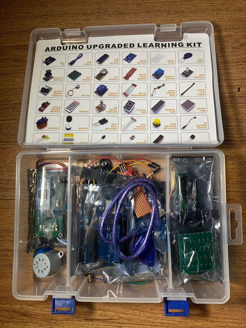 COMPLETE SET! Arduino Advance Upgraded Learning Kit + e-Gizmo set ...