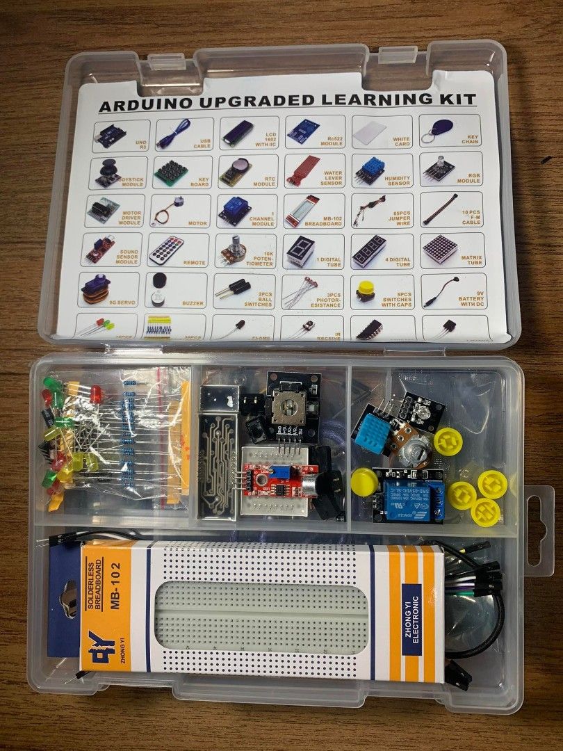 COMPLETE SET! Arduino Advance Upgraded Learning Kit + e-Gizmo set ...