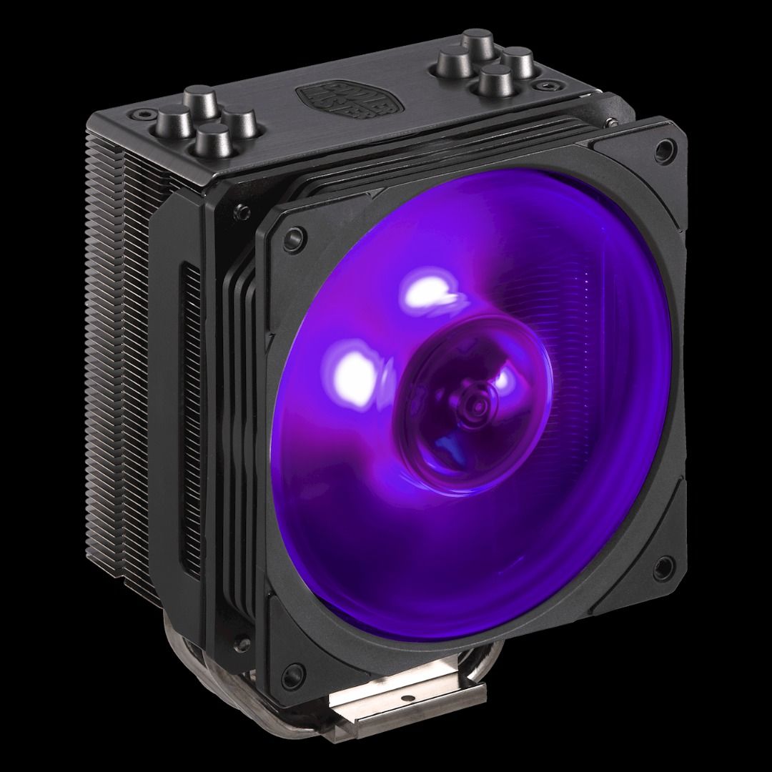 COOLER MASTER HYPER 212 RGB BLACK EDITION WITH RGB CPU COOLER FANS