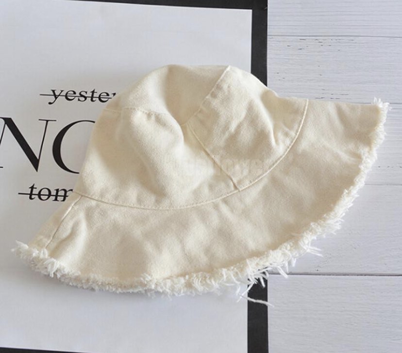 Cream bucket hat, Women's Fashion, Watches & Accessories, Hats