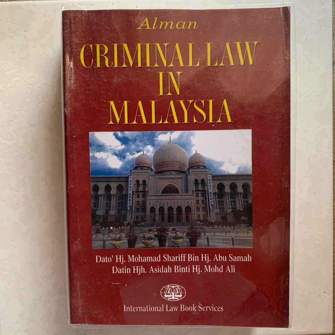 Criminal Law in Malaysia, Hobbies & Toys, Books & Magazines, Textbooks